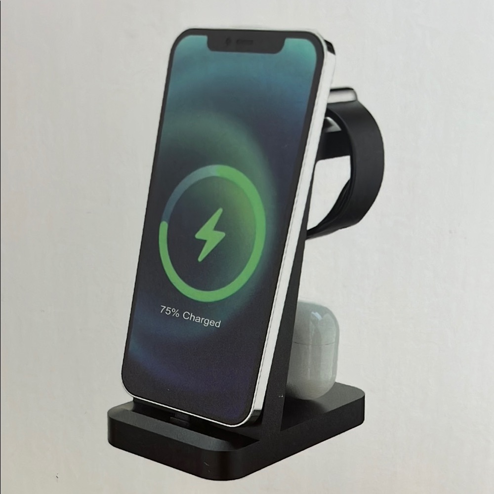 CW370 Black 3-in-1 Wireless Charger